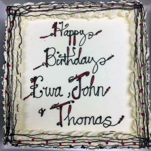 Happy Birthday Ewa, John, & Thomas