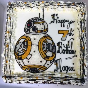 Happy 7th Birthday Mogui, with BB-8 from Star Wars