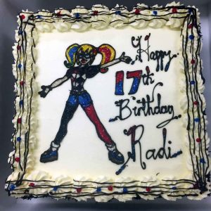 Happy 17th Birthday Radi, with Harley Quinn from Batman