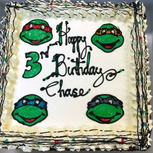 Happy 3rd Birthday Chase, with Ninja Turtles