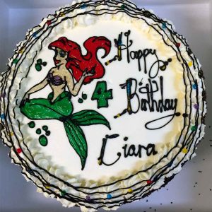 Happy 4th Birthday Liara, with The Little Mermaid