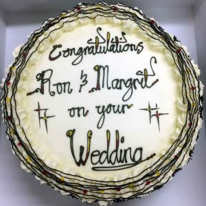 Congratulations Ron & Margaret on your wedding