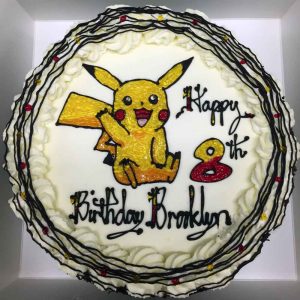 Happy 8th Birthday Brooklyn, with Pikachu from Pokémon
