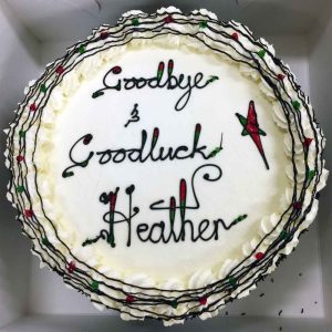 Goodbye & Goodluck Heather