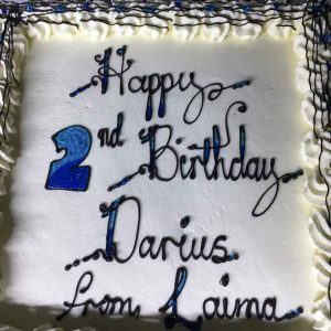 Happy 2nd Birthday Darius, from Lairna